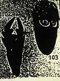 Walter Dahn, Ohne Titel (Masken), 1987, Acryl auf Leinwand