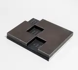 Ansgar Nierhoff, Drei ideale Räume, 1985, Stahl