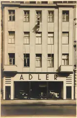 Hugo Schmölz, Autohaus Adler, 1929