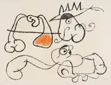 Ubu aux Baleares by Joan Miró, 1971, Farblithografie auf ARCHES (Wasserzeichen), sold Dec 2016