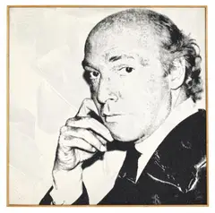 Eric C. Jacobson by Andy Warhol, 1980, Acryl, Siebdruck und Diamantenstaub auf Leinwand, sold May 2017