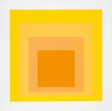 SP IV (Homage to the square) by Josef Albers, 1967, Farbserigrafie auf Karton, sold Jun 2017