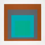 SP I (Homage to the square) by Josef Albers, 1967, Farbserigrafie auf Karton, sold Jun 2017