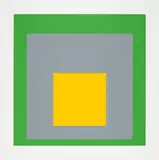 SP VIII (Homage to the square) by Josef Albers, 1967, Farbserigrafie auf Karton, sold Jun 2017