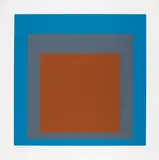 SP VII (Homage to the square) by Josef Albers, 1967, Farbserigrafie auf Karton, sold Jun 2017