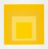 SP X (Homage to the square) by Josef Albers, 1967, Farbserigrafie auf Karton, sold Jun 2017