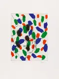 Georg Baselitz, Ohne Titel, 1992, Farbaquatinta auf Somerset England (Wasserzeichen)