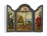 Antwerpener Meister, Triptychon. Um 1520, nieder