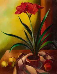 Christian Arnold, Clivie, 1934, Öl auf Hartfaser