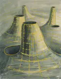 Brigitte Matschinsky-Denninghoff, Ohne Titel, 1950, Gouache, Bleistift und Faserstift auf Bütten