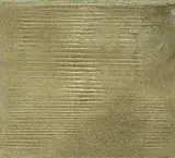 "Furchenbild - grün - beige I" by Karl Fred Dahmen, 1977, Mischtechnik auf Holz, sold Jun 2017