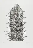 Goslar by Günther Uecker, 1983, Farblithografie auf Velin, sold Apr 2017