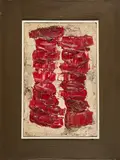 Heinrich Wildemann, Ohne Titel, 1960, Öl auf Hartfaser