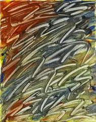 "10-1993" by Winfred Gaul, 1993, Acryl auf Leinwand, sold Jun 2017