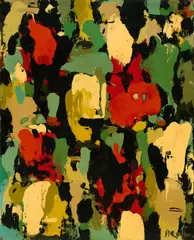 Hans Kuhn, Ohne Titel, Acryl auf Holz