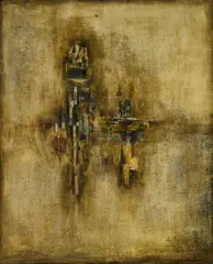 Johnny Friedlaender, "Fleurs", 1973, Öl auf Leinwand