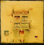 Matko Trebotić, Ohne Titel, 1976, Acryl und Öl auf Leinwand