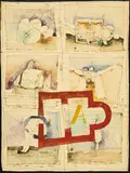 Matko Trebotić, Ohne Titel, 1982, Acryl auf Leinwand
