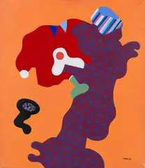 Otmar Alt, "Kleines Sacktier", 1976, Öl auf Leinwand