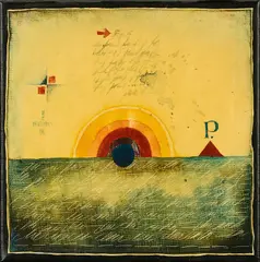 Matko Trebotić, Horizont, 1976, Acryl auf Leinwand