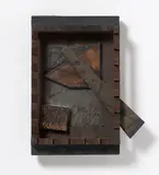 Georges Noël, Ohne Titel (Collage sur bois)