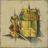 Brigitte Coudrain, "Moulin au Cafe", 1985, Acryl auf Leinwand