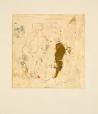 Jorge Castillo, Hombrecito, 1980, Farbradierung auf GUARRO (Wasserzeichen)
