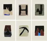 Giuseppe Santomaso, La Segnaletica dell'inconscio, 1976, 6 Farbradierungen auf FA FABRIANO (Wasserzeichen)