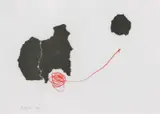 Brigitte Matschinsky-Denninghoff, Ohne Titel, 1991, Collage und Buntstift auf Papier