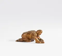 Straße waschender Jude by Alfred Hrdlicka, 1977, Bronze, sold Jun 2017