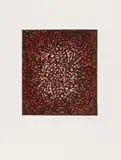 Mark Tobey, Awaking earth, 1974, Farbige Aquatintaradierung auf THSaunders England (Wasserzeichen)
