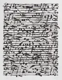 Optische Partitur Ulm by Günther Uecker, 2000, Lithografie und Prägedruck auf Velin, sold Apr 2017