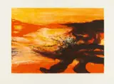 Zao Wou-ki, Auktion 422, Los 956, 1974, Farbaquatinta auf ARCHES FRANCE (Wasserzeichen)