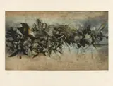 Zao Wou-ki, Auktion 422, Los 952, 1959, Farbaquatinta auf BFK RIVES (Wasserzeichen)