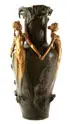 Sea Sprites by Louis Chalon, Bronze with greenish brown and gold patina, offered Jun 2013