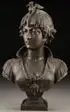 Bianca by Cesar Costantino R. Ceribelli, Bronze with dark brown patina, offered Jun 2013