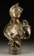 Felix Pierre Richard, Hope, Bronze with brown patina