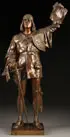 Albert Hambresin, Proclamation, Bronze with reddish brown patina