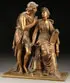 Thomas Nelson MacLean, A Neoclassical Allegory of Music and Poetry, Bronze with brown patina