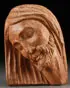 Otto Flath, The Head of Christ, Carved wood