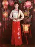 Canton Singer by Guan Zeju, Oil on canvas, offered Jun 2013