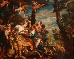 Paolo Veronese, Europa Being Brought to Crete, Oil on canvas