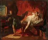 Joseph and Potiphar's Wife by Italian School, Oil on canvas, offered Nov 2012