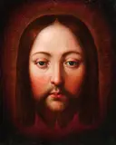 Jan van Eyck, The Holy Face, Oil on copper