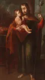José de Ibarra, St. Joseph and the Infant Christ, Oil on canvas