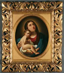 Madonna and Child by Franz Russ the Elder, Oil on canvas, offered Nov 2012