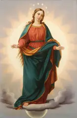 The Immaculate Conception by German-Nazarene School, Oil on canvas, offered Nov 2012