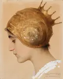 Paul Grabwinkler, Ein Märchenkind, Watercolor, pastel, charcoal and gouache on paper