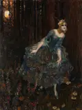 Antonin Gareis II, Cinderella, Oil on artist board