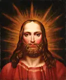 Portrait of Christ by French School, Oil on canvas, offered Nov 2012